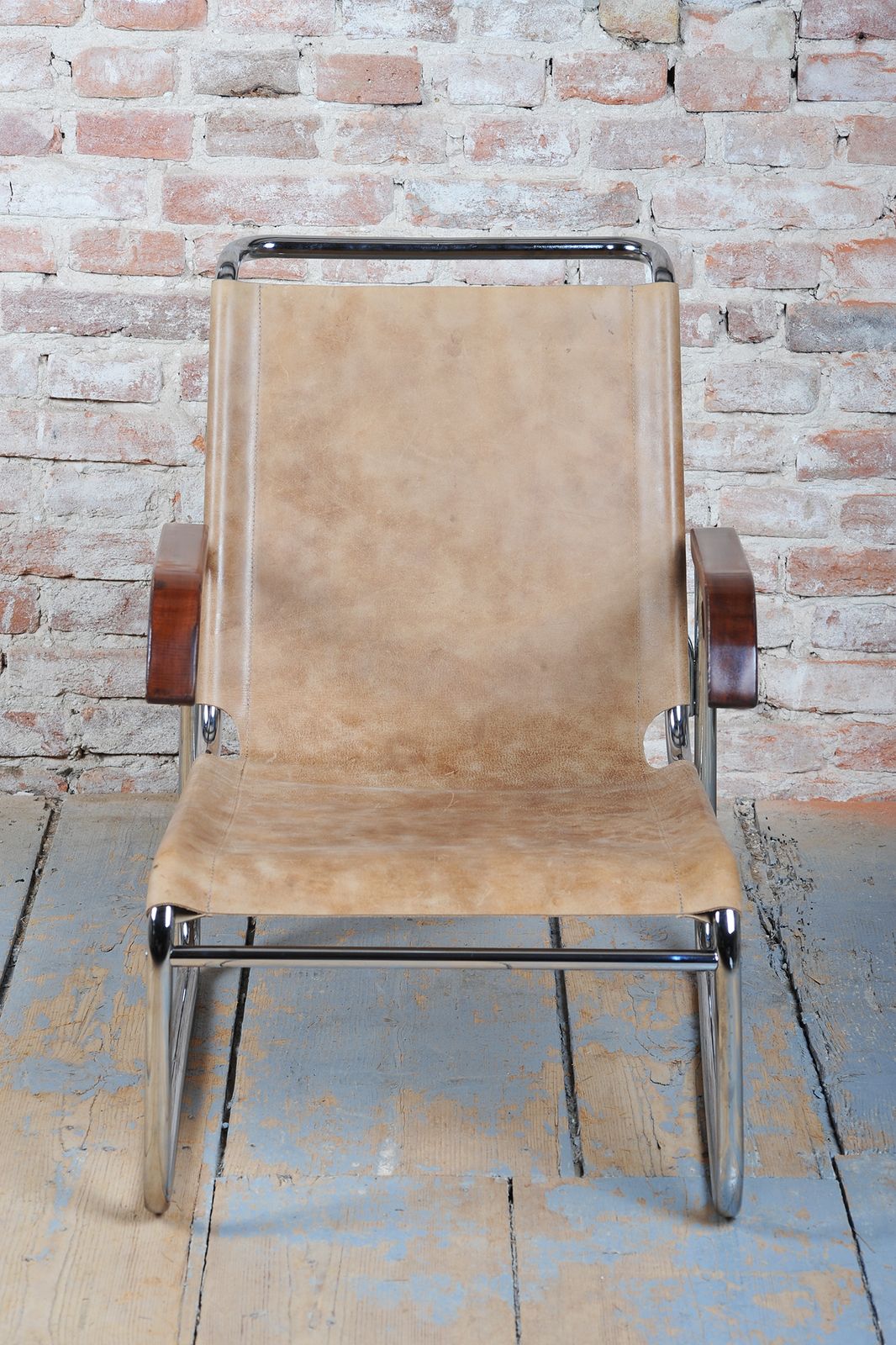 Restored Bauhaus Armchair, By M. Breuer For Thonet, Chrome, Czech, 1920s photo buy