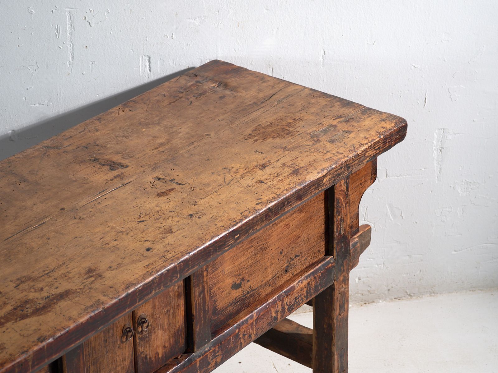 Antique Console Table In Elm Wood – China, Circa 1900 photo for sale