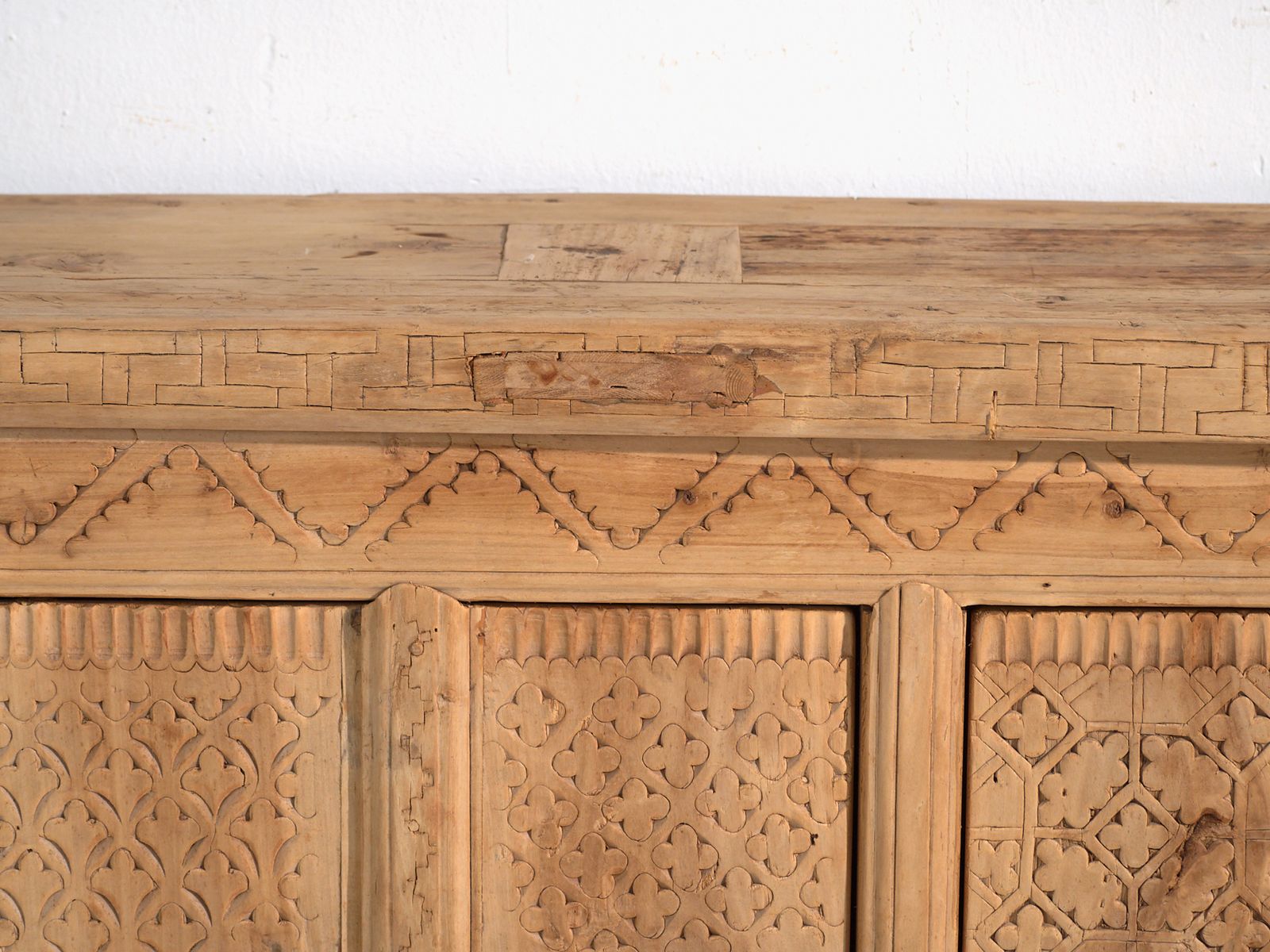 Antique Carved Sideboard In Fir Wood – China, Circa 1930 photo buy