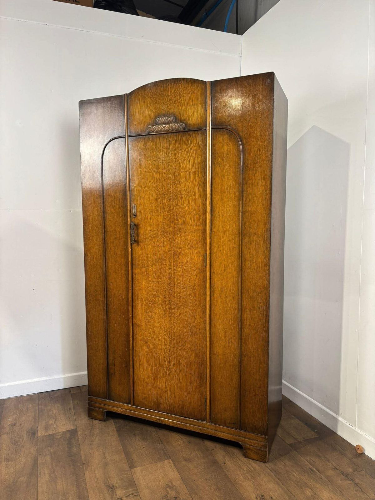 Vintage Oak Wardrobe, Early 20th Century