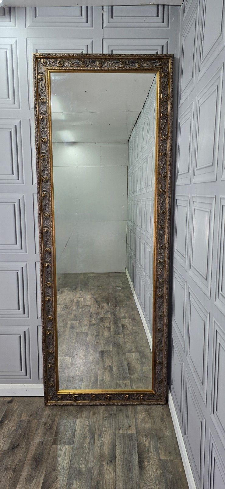 photo buy 8ft Tall Large Mirror Ornate Gilt Frame Full Length Wall Glass Antique Style