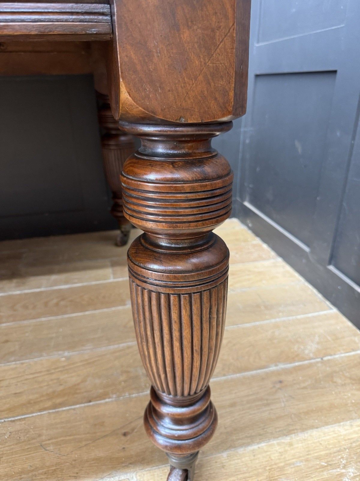 photo for sale Victorian Solid Walnut Extending Dining Kitchen Table Seats 8 To 10 Antique
