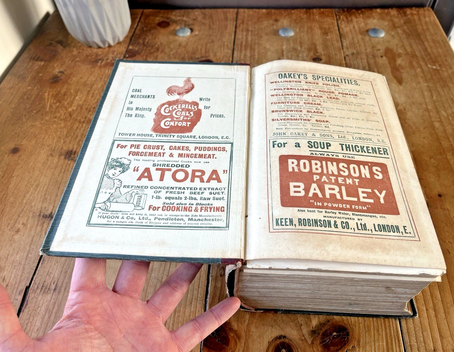 photo for sale 1907 Mrs Beetons Book Of Household Management New Edition Leather Ward Lock & Co