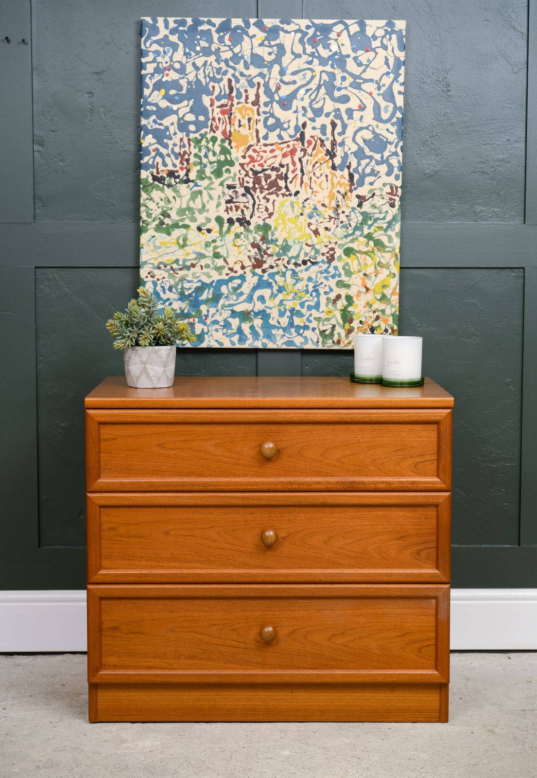 Vintage G Plan Albany Chest Of Drawers   Teak   1980s photo Furniture