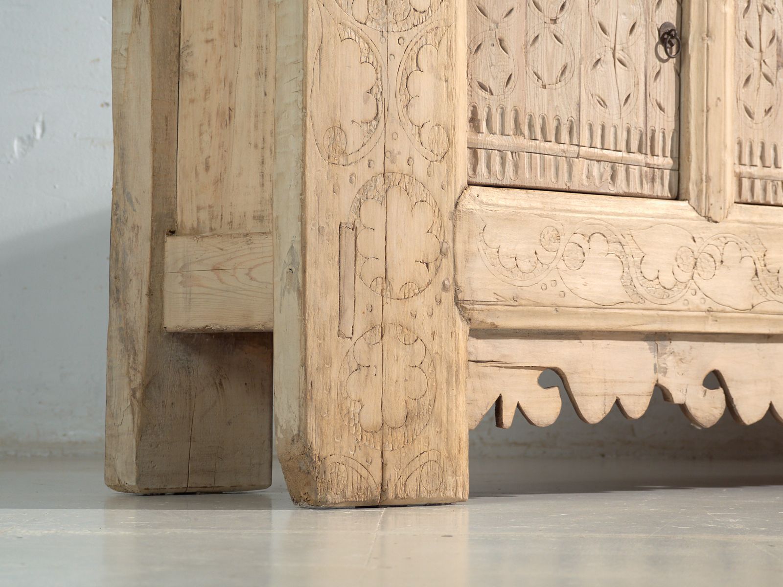 Antique Carved Sideboard In Fir Wood – China, Circa 1930 photo Furniture