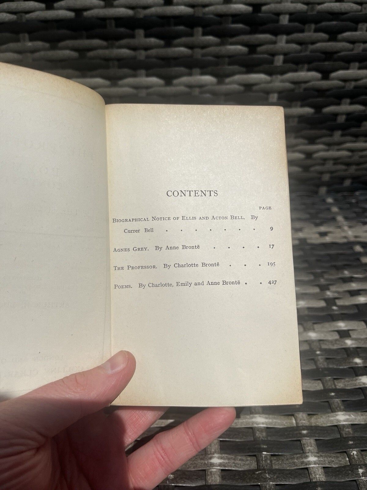 photo for sale Antique Decorative Gilt Edge Leather Book Charlotte, Emily & Anne Bronte Sisters