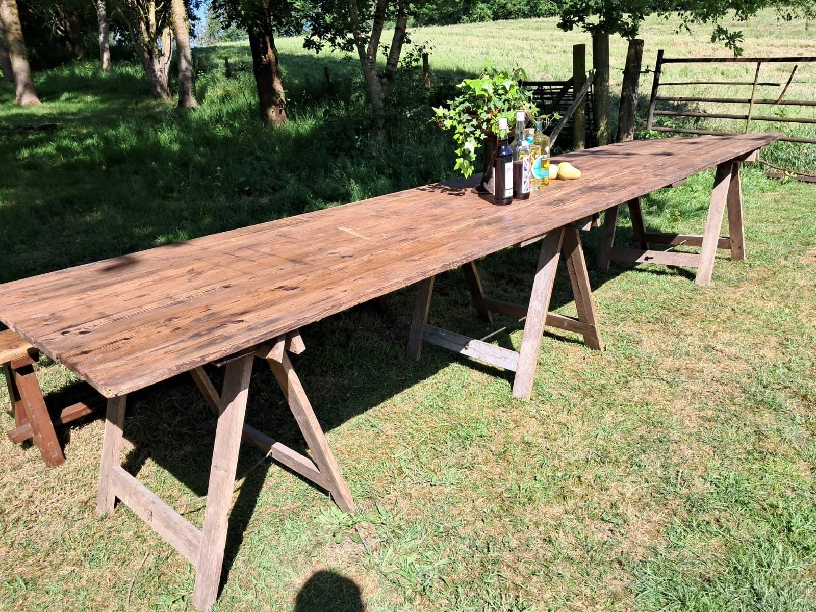 photo for sale Harvest Trestle Table