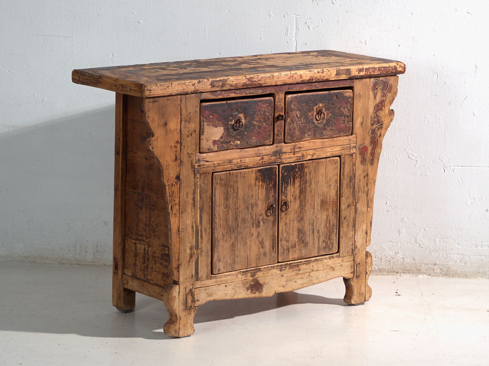 Antique Sideboard In Pine Wood – China, Circa 1930