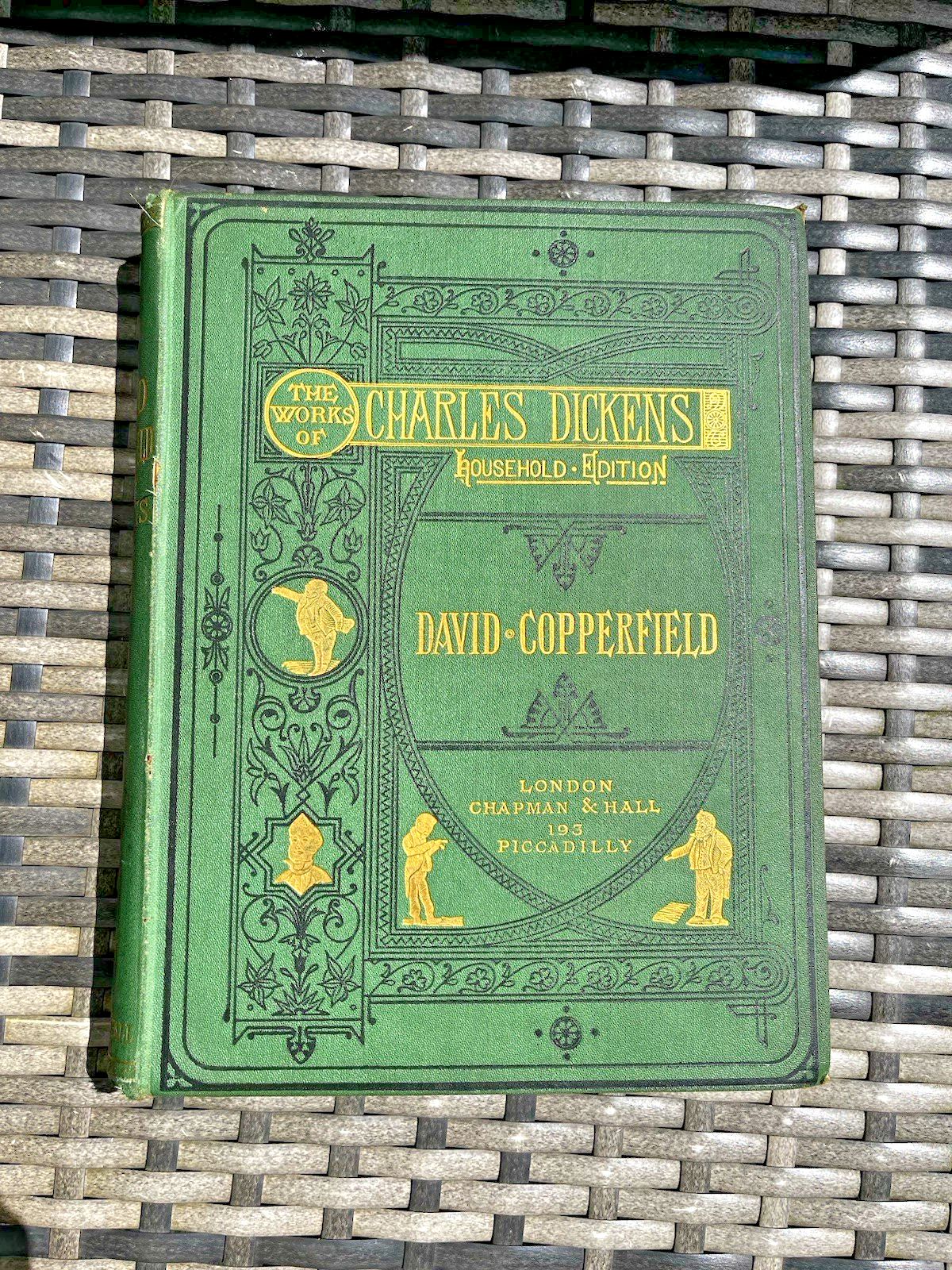 100.0 8 Antique Books The Works Of Charles Dickens Household Edition Chapman & Hall photo