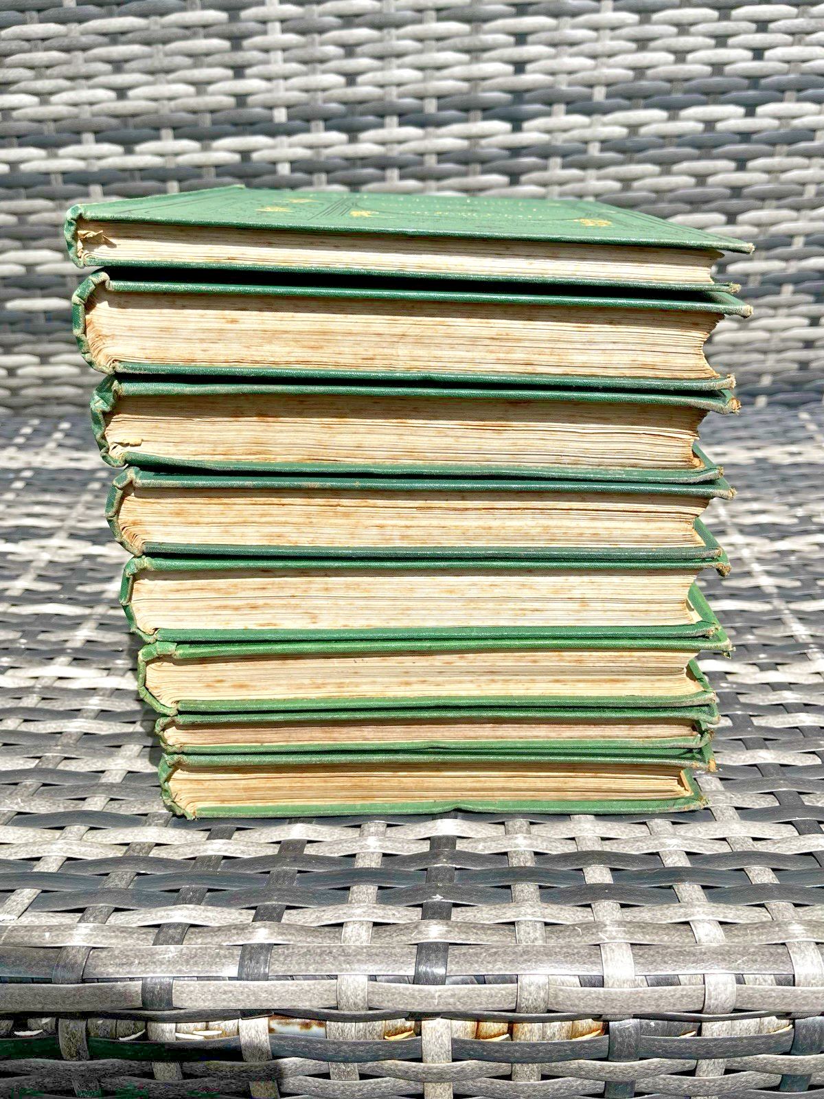 photo buy 8 Antique Books The Works Of Charles Dickens Household Edition Chapman & Hall
