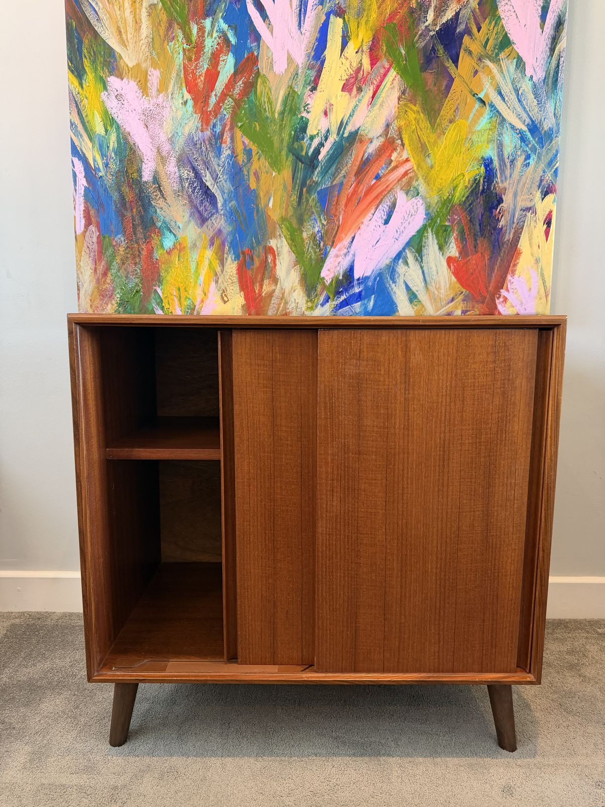 Mid Century G Plan Form Five Teak Cabinet photo for sale