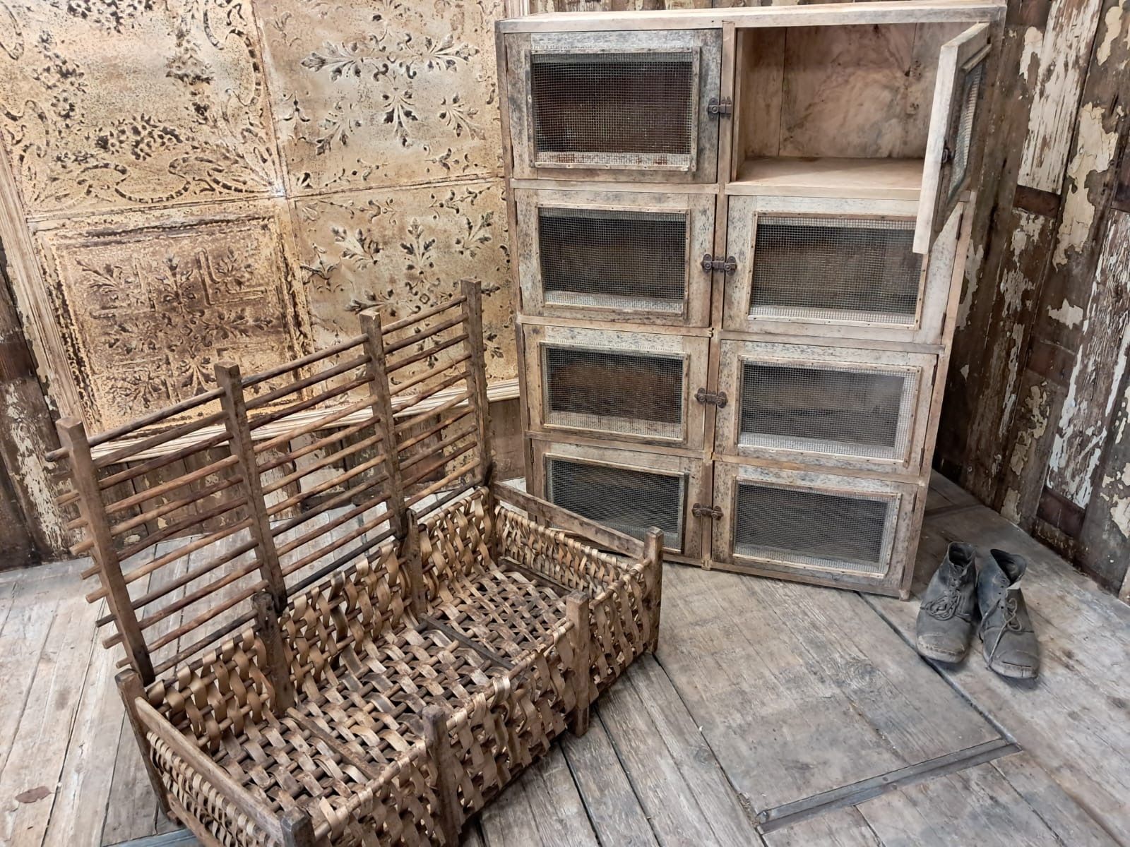 Rustic Chicken Coop Cupboard photo for sale