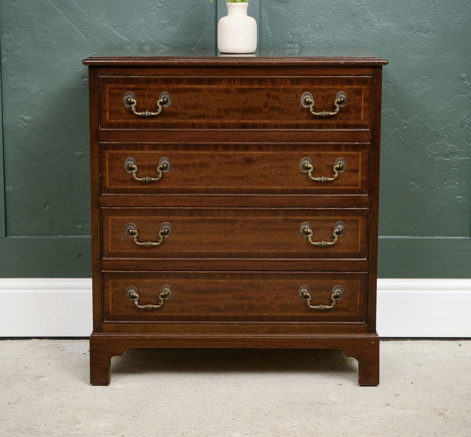 Small Regency Style Chest Of Drawers   Mahogany   Georgian Style photo Furniture