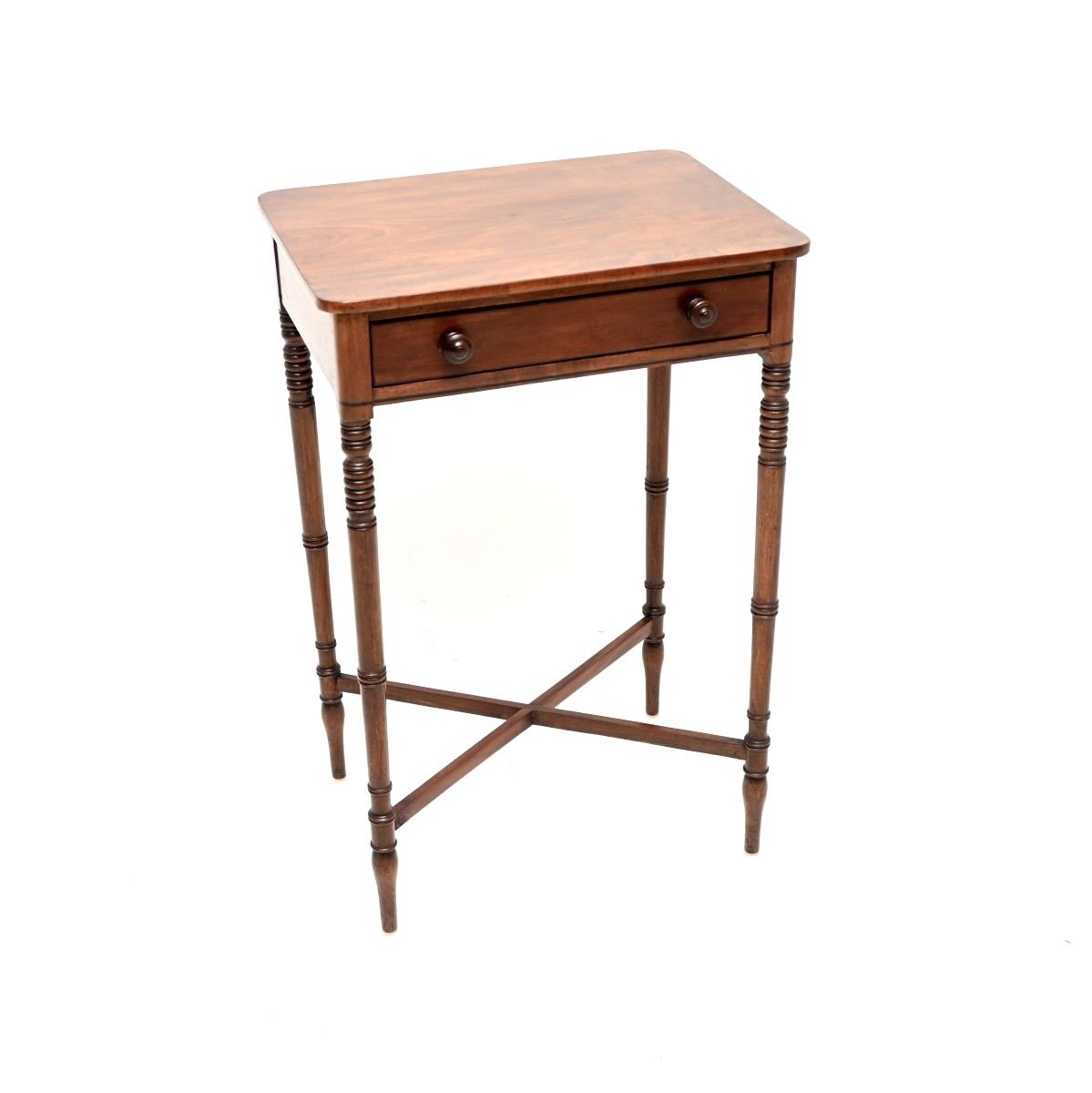 Antique Georgian Period Mahogany Side Table