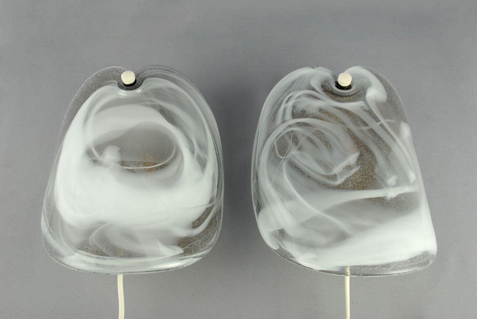 Glass Sconces By Per Lutken For Holmegaard, 1972, Set Of 2 photo vinterior