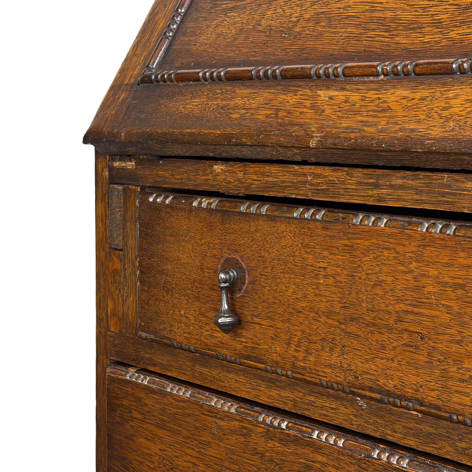 photo furniture Early 20th Century Oak Jacobean Style Bureau | Vintage Bureau | Vintage Desks | Home Office And Study | Oak Bureaux