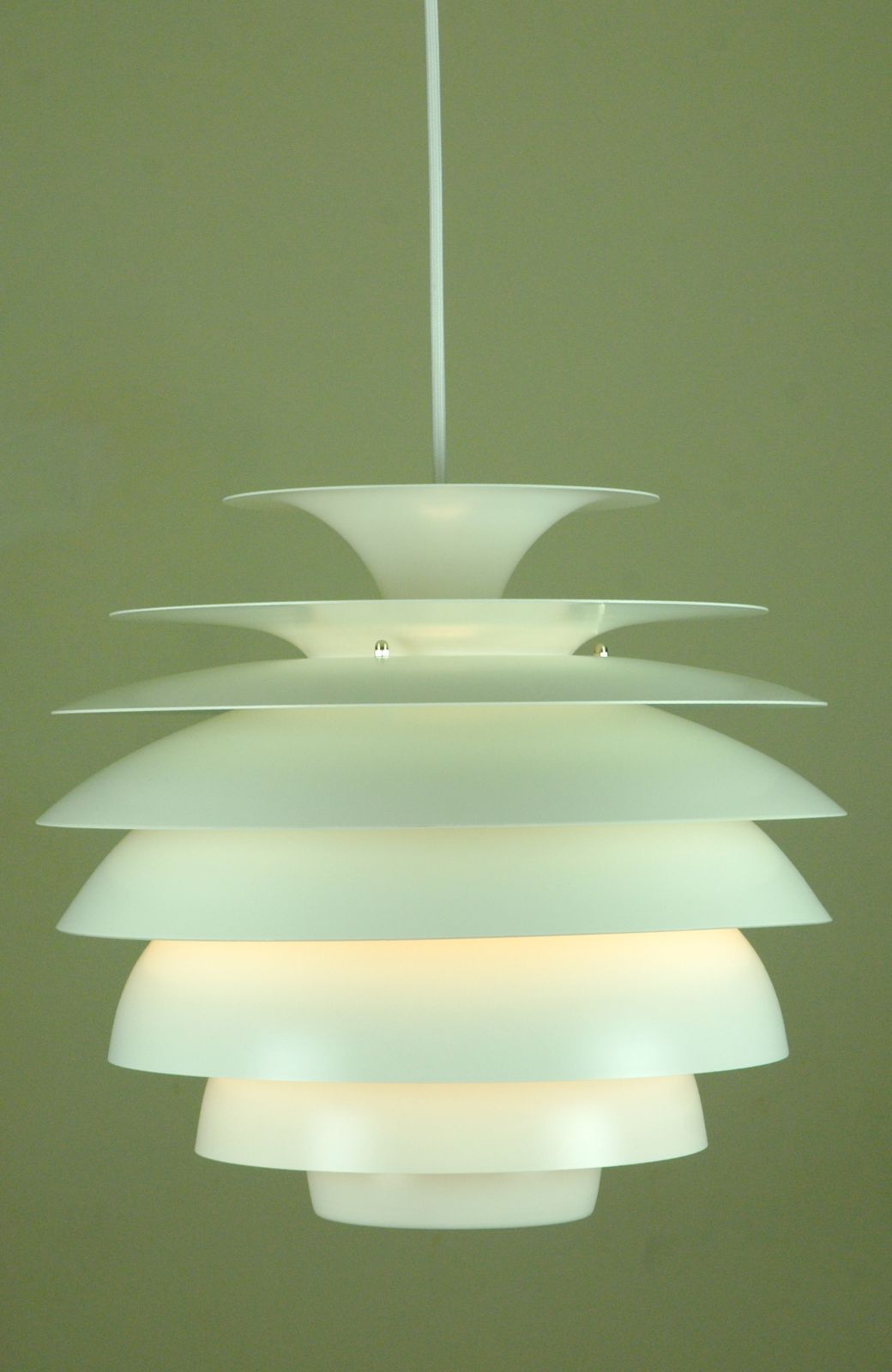 Vintage Barcelona Pendant Lamp By Bent Karlby, 1970s photo Lighting