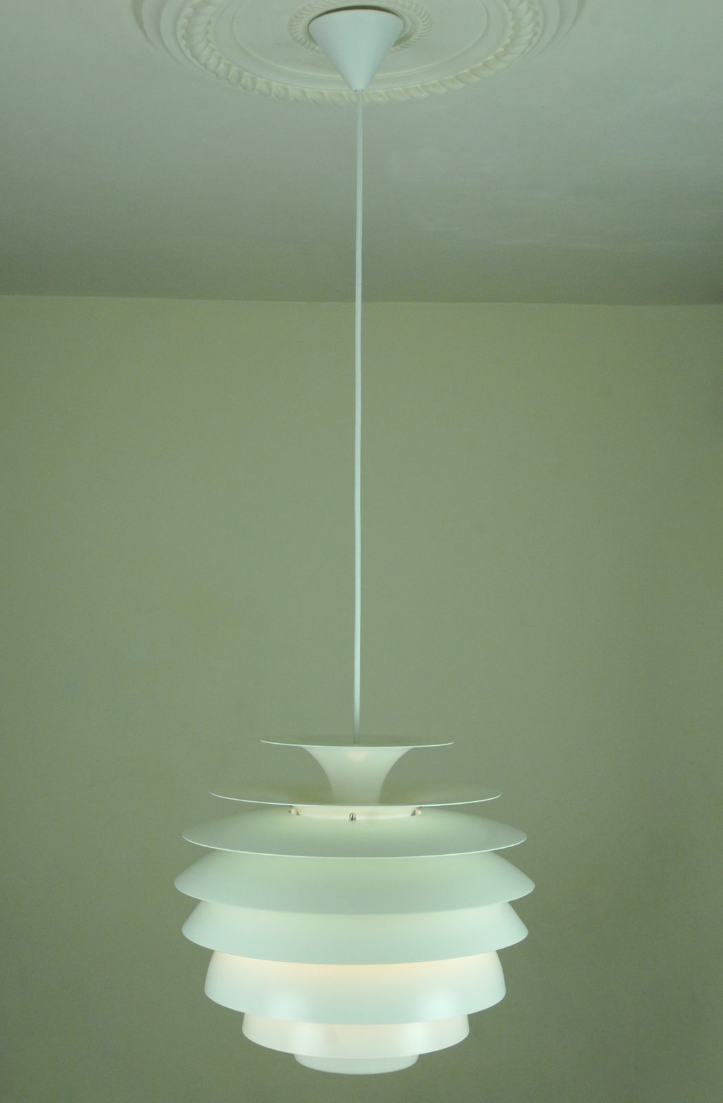 895.0 Vintage Barcelona Pendant Lamp By Bent Karlby, 1970s photo