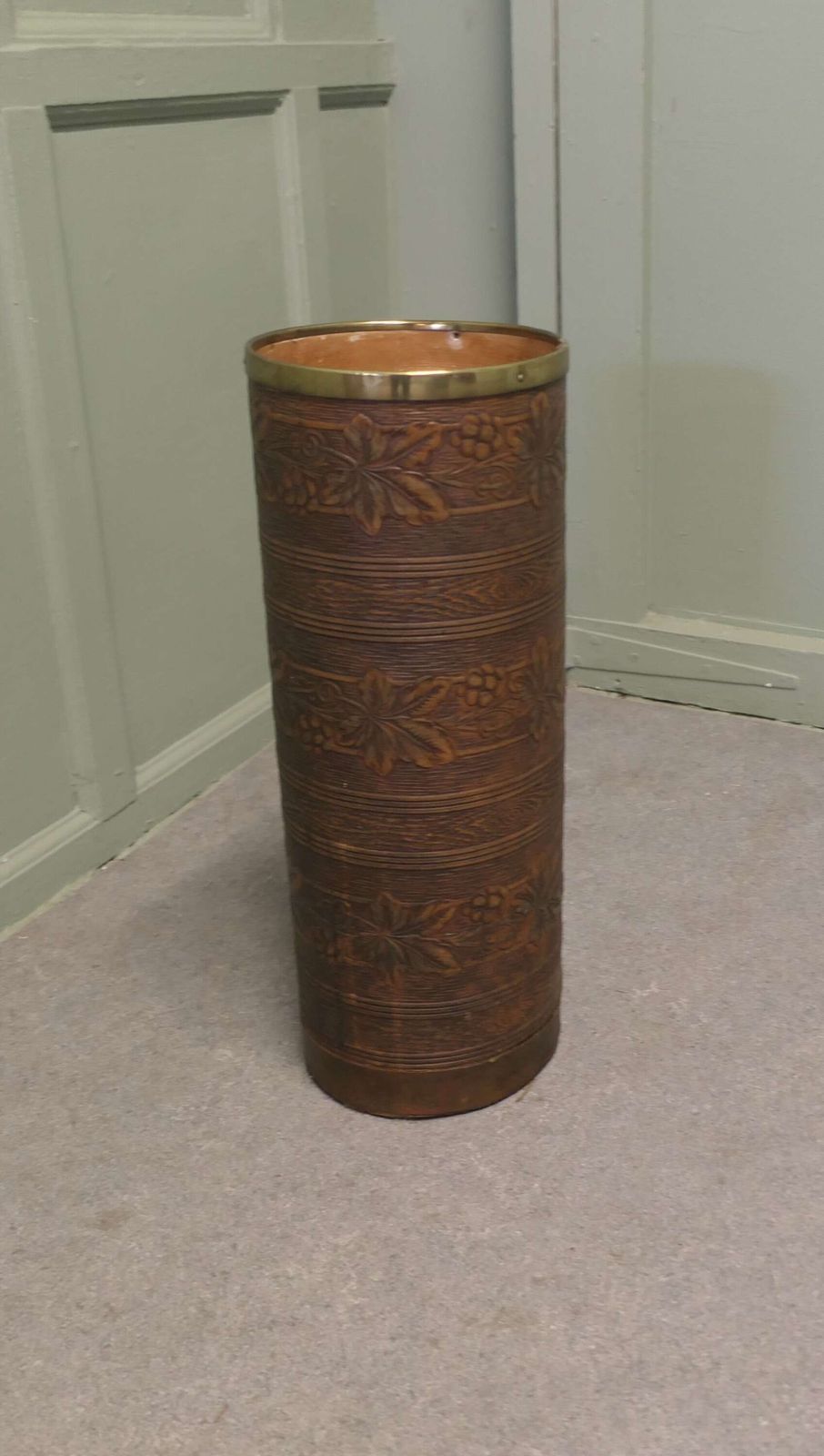 Post Modern Simulated Leather Stick Stand, Umbrella Stand An Attractive Piece photo for sale