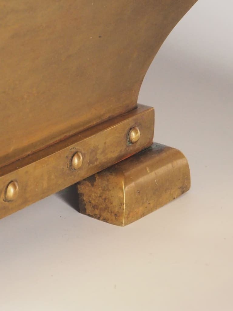 Antique Brass Planter – Edwardian Jardinière Or Fireside Bucket photo vintage
