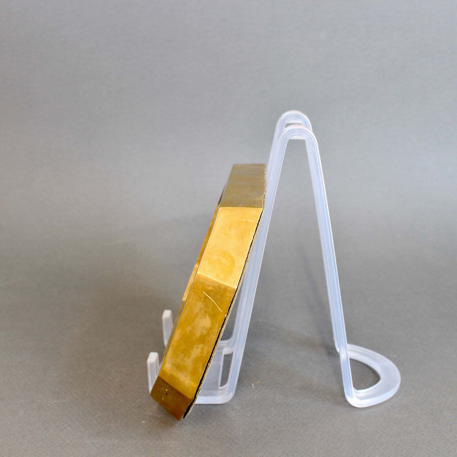 Aluminium And Brass Vide Poche By David Marshall (Circa 1980s) photo Home Decor