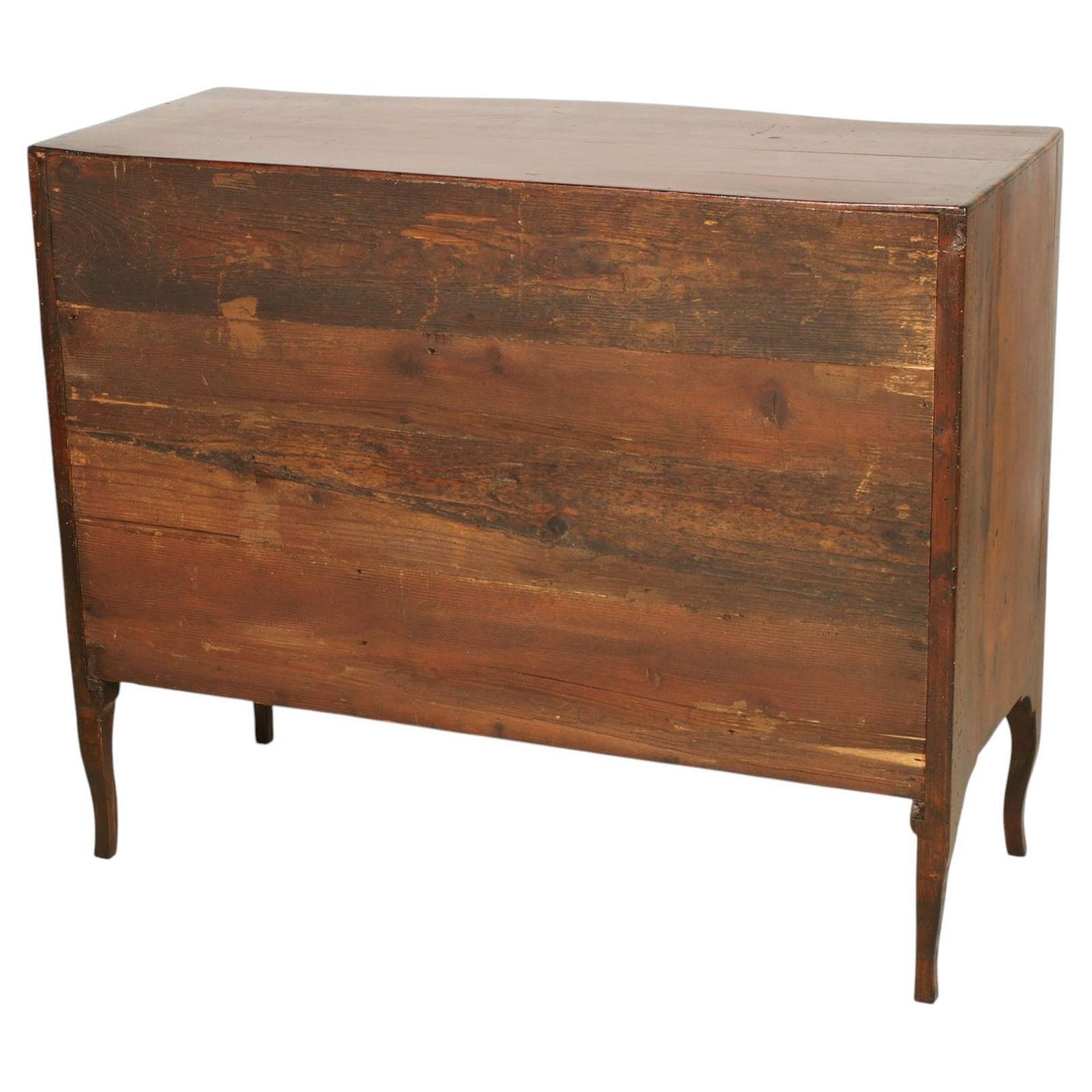 Venetiaanse commode in walnoot en marqueterie uit een historische villa in Verona, ca. 1830 photo vintage