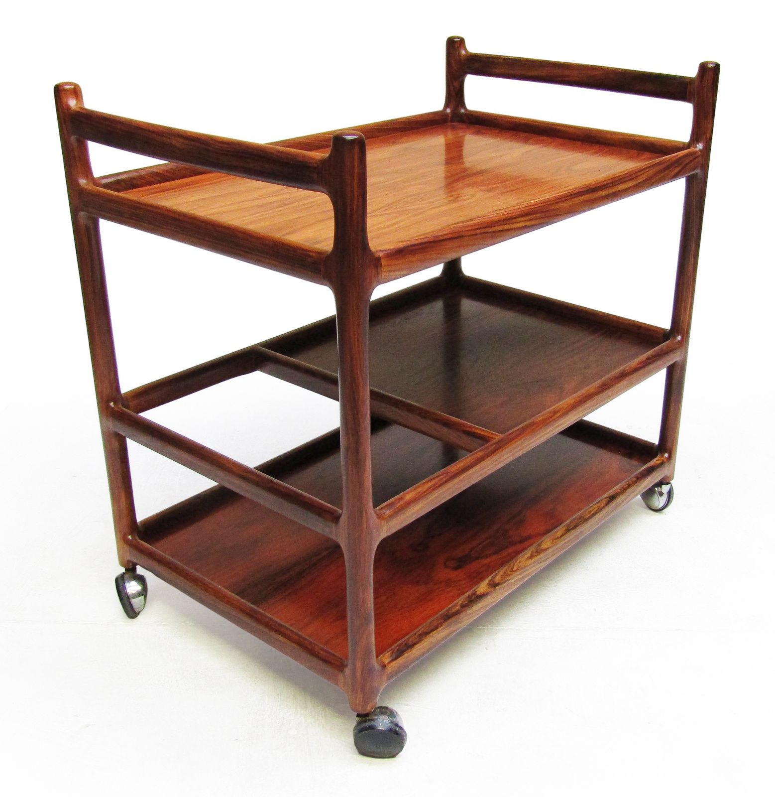 photo for sale Danish Bar Cart In Rosewood By Henning Korch For Cfc Silkeborg