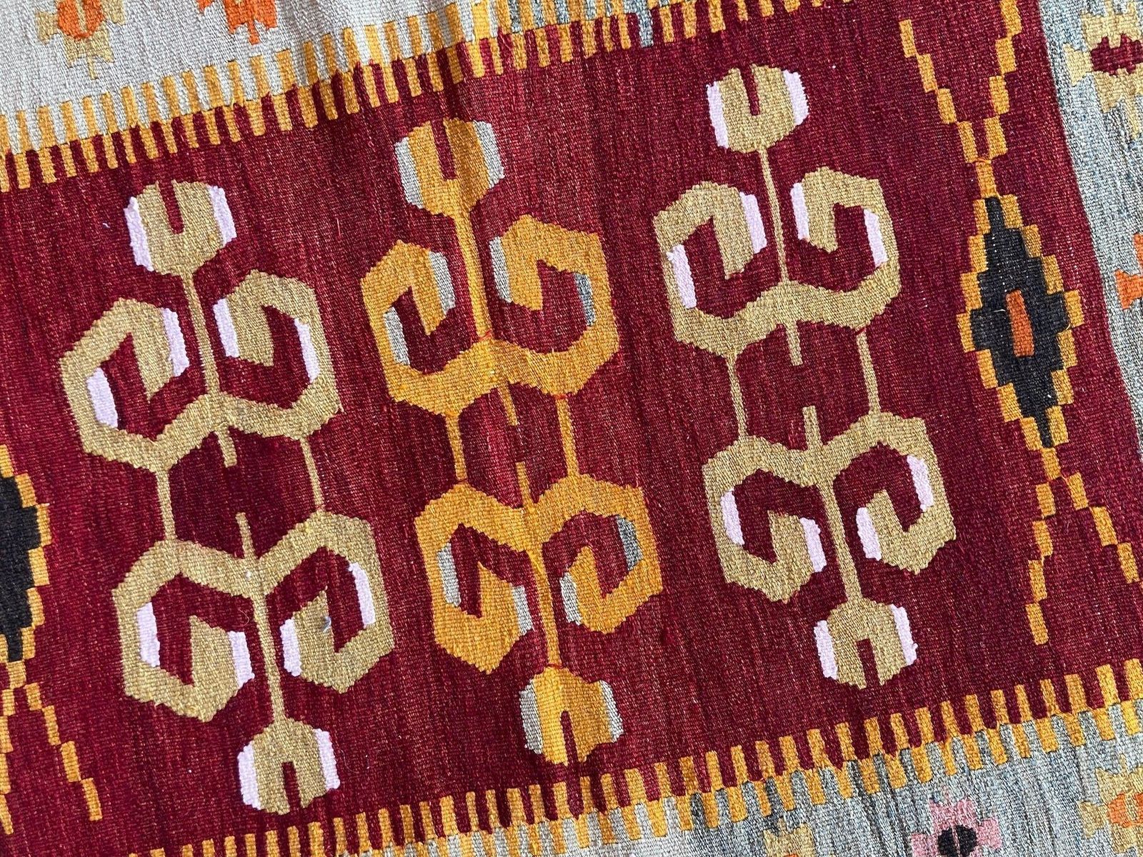 Textiles Vintage Anatolian Kilim 1.06m X 0.78m photo