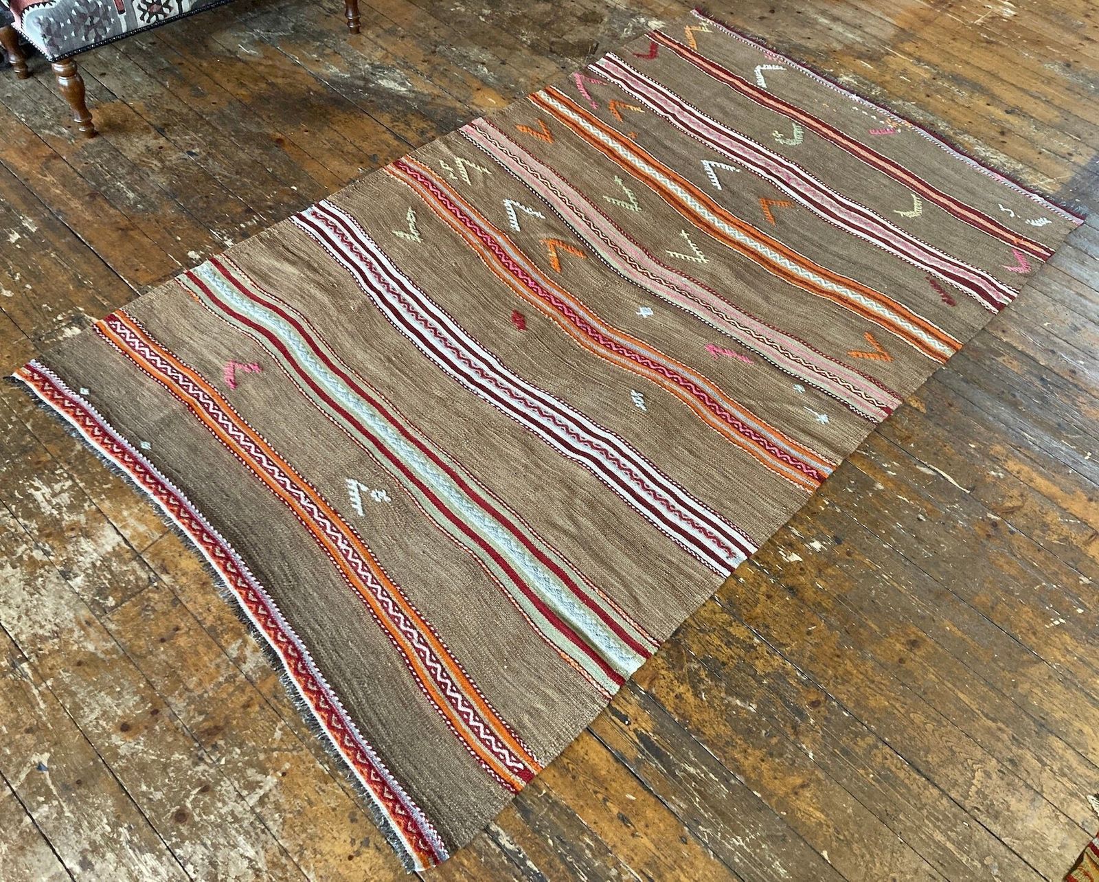 Vintage Anatolische Kilim 2,55m x 1,55m photo 750.0