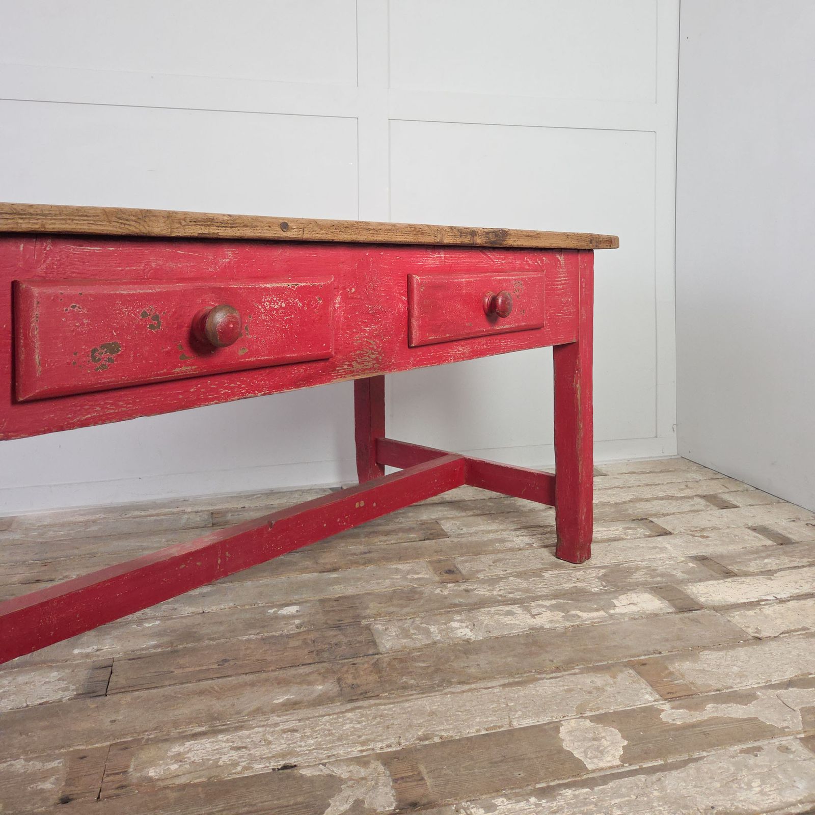 photo for sale Antique Pine Farmhouse Table, 1900s
