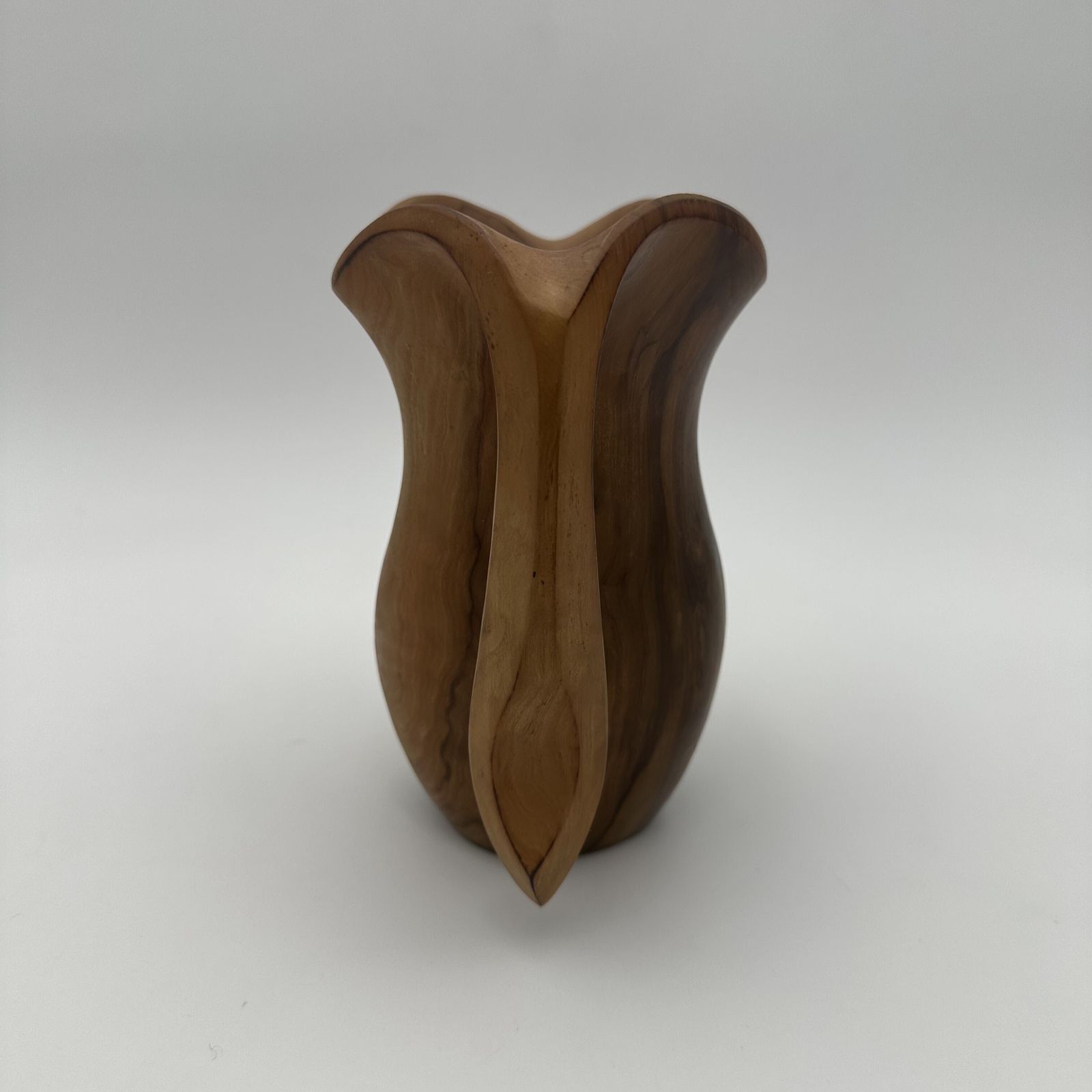 Small Sculptural Free Form Walnut Pitcher, In The Style Of Alexandre Noll, 1950s. photo Home Decor