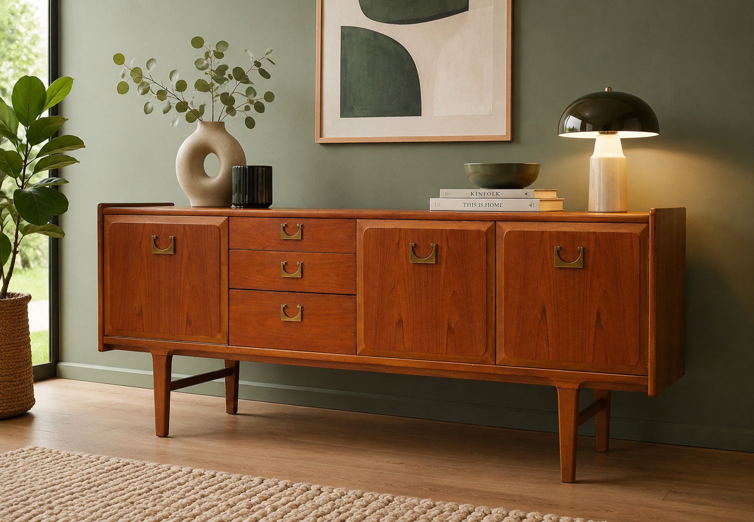 699.0 Mid Century Sideboard From Nathan, 1970s #1783 photo