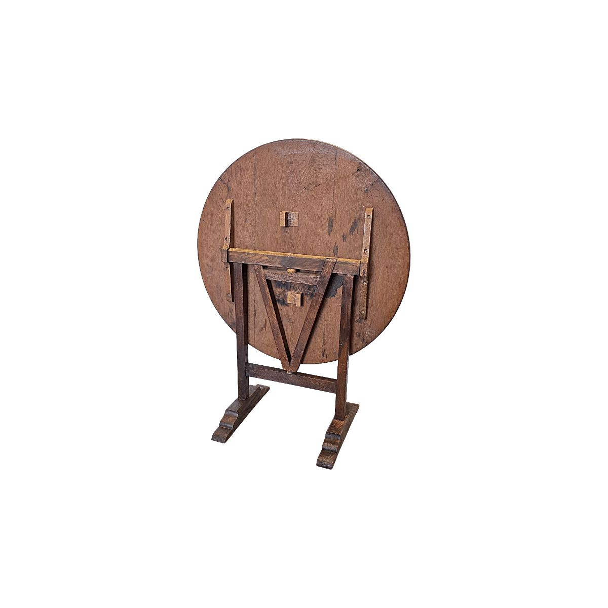 Table de vigneron d'époque en chêne massif, France, début du XXe siècle photo buy