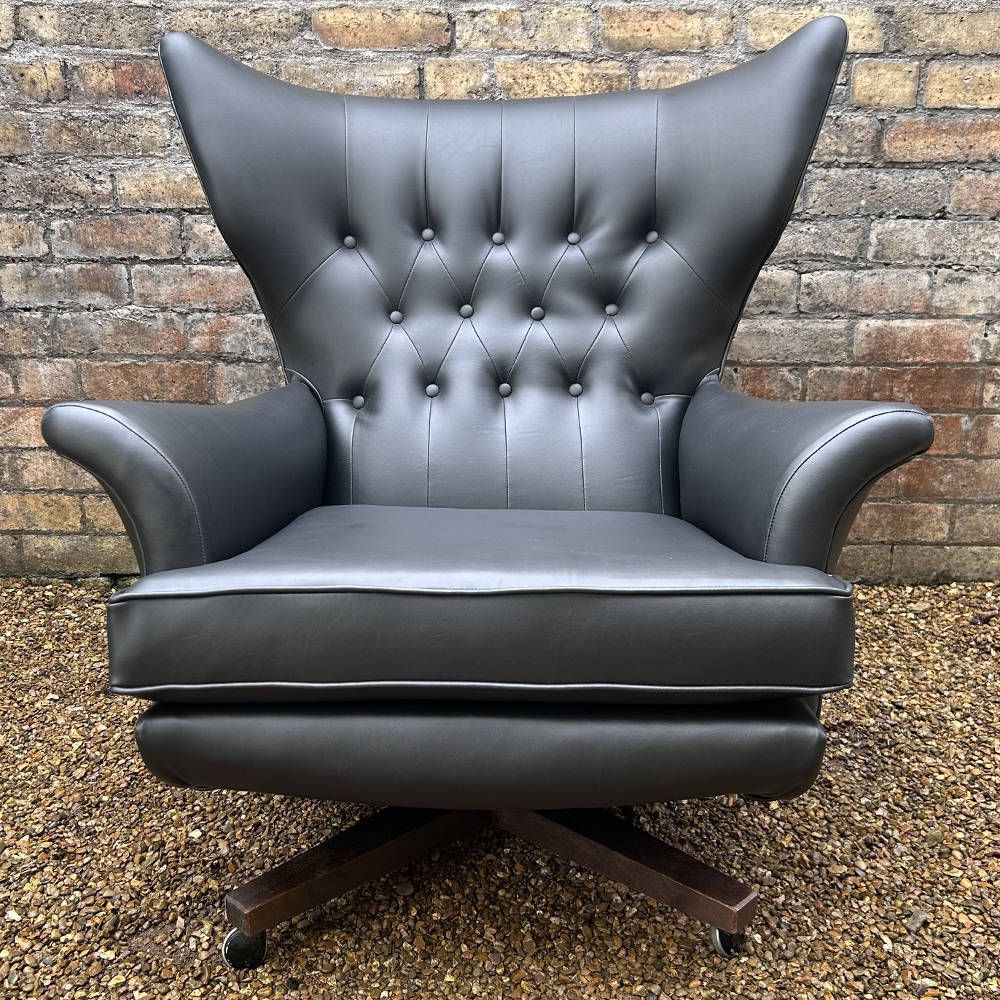G Plan 6250 Wing Chair & Matching Footstool photo for sale