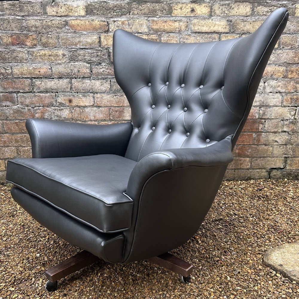 G Plan 6250 Wing Chair & Matching Footstool photo Furniture