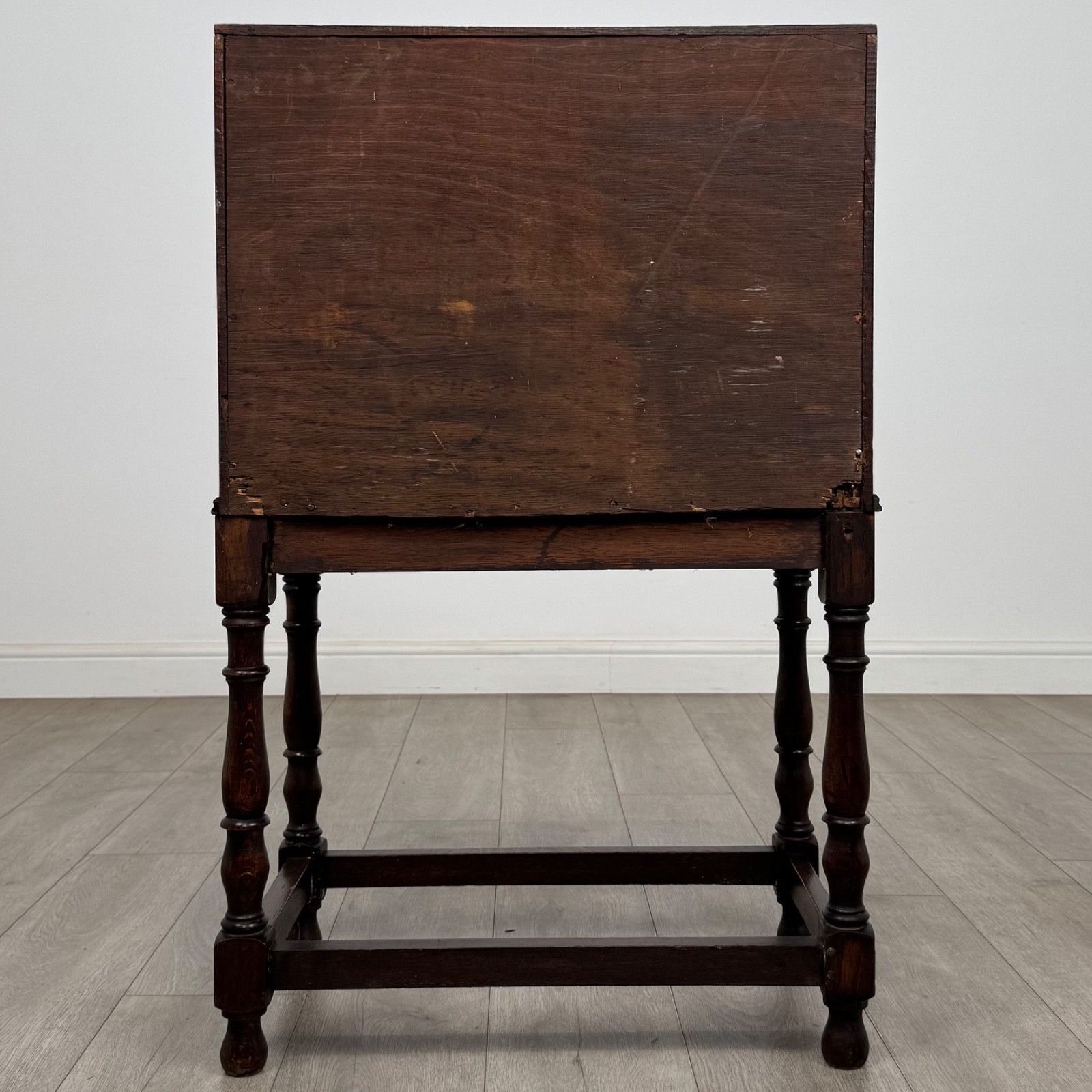 Antique 20th Century Jacobean Style Bureau In Oak ( Af 5849 ) photo vinterior