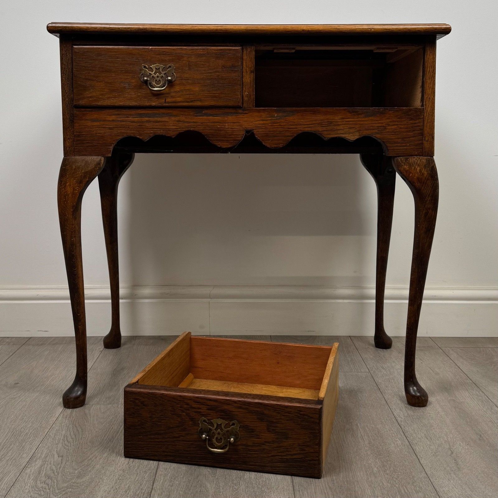 photo for sale Antique 20th Century Edwardian Side Table In Oak ( Af 5820 )