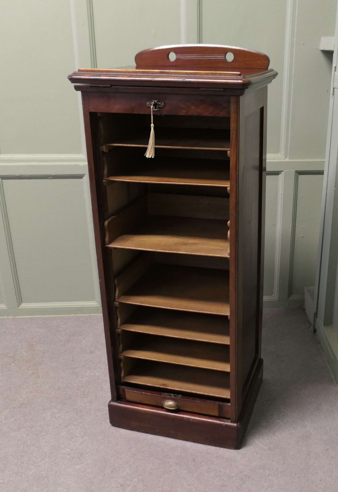 Victorian Pedestal Filing Cabinet, Reception Desk Greeter This Is A Very Versatile Piece photo Furniture