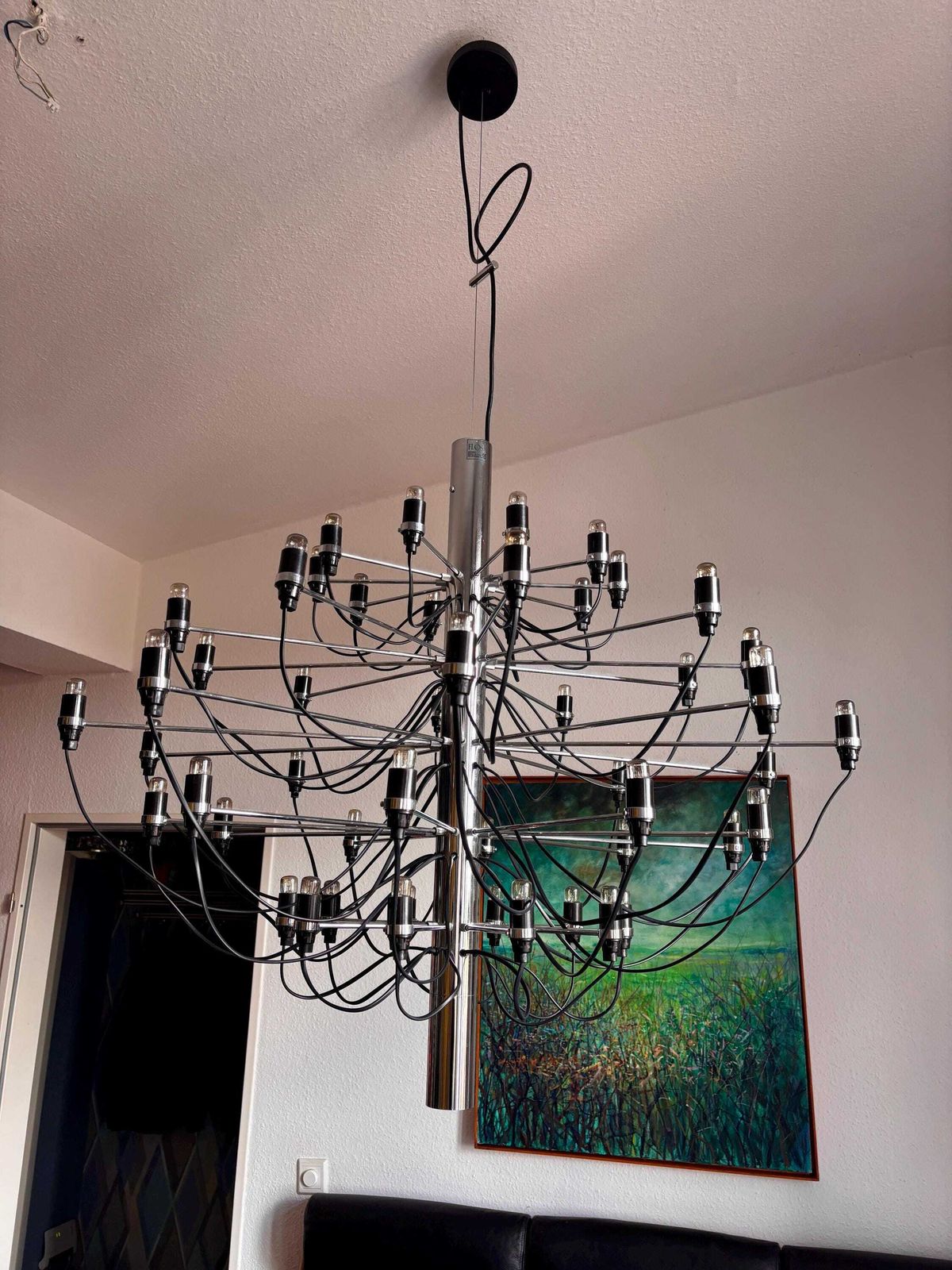 Flos 2097/50 Chrome, Gino Sarfatti 1958