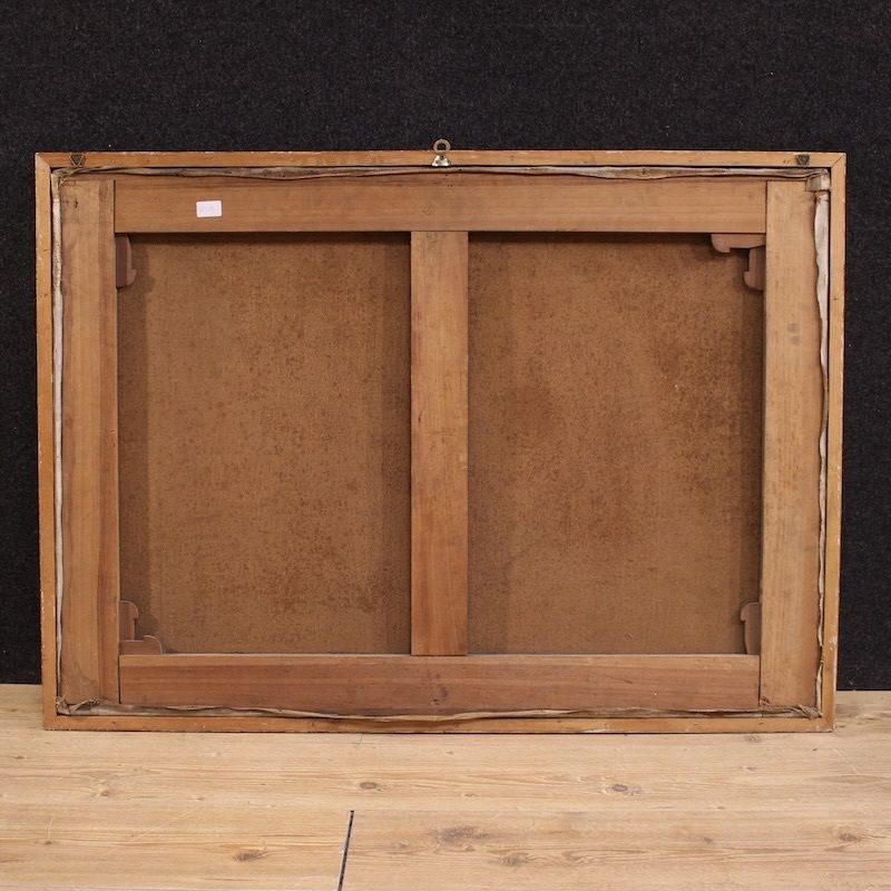 photo for sale 19th Century Italian Painting “Winter”