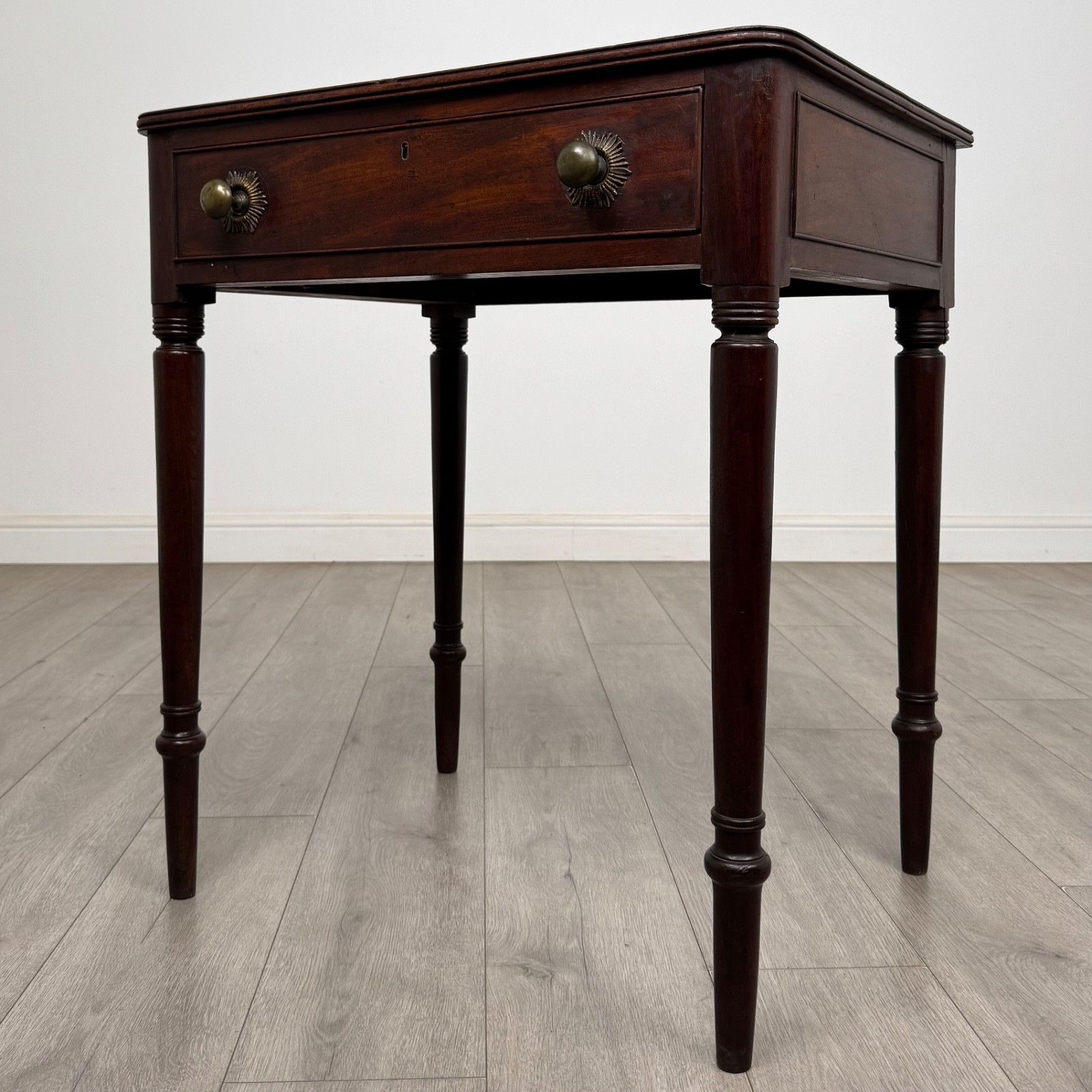 Antique 18th Century Georgian Side Table In Mahogany ( Af 5822 ) photo furniture