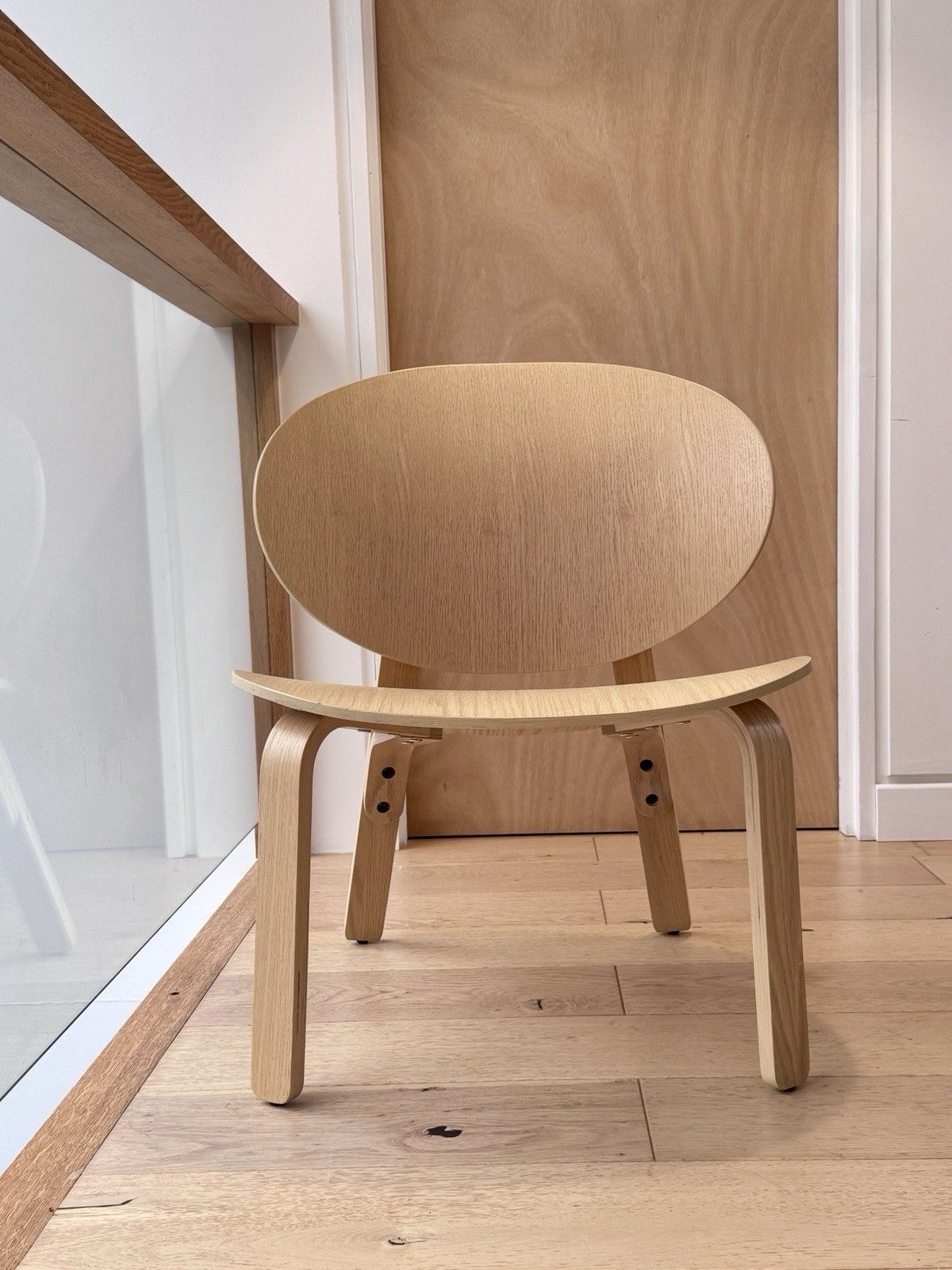 photo furniture Ikea Fröset Easy Chair, White Stained Oak Veneer Vgc