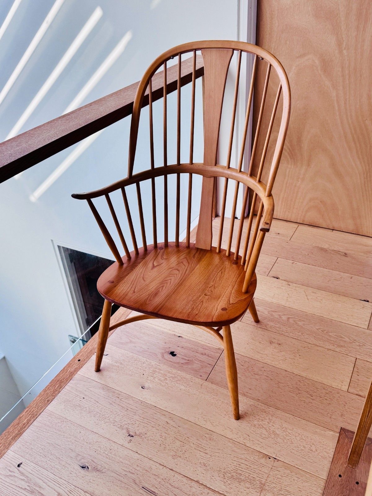 Ercol Windsor Chairmakers Chair In Light Ash 7911 Late 90s photo furniture