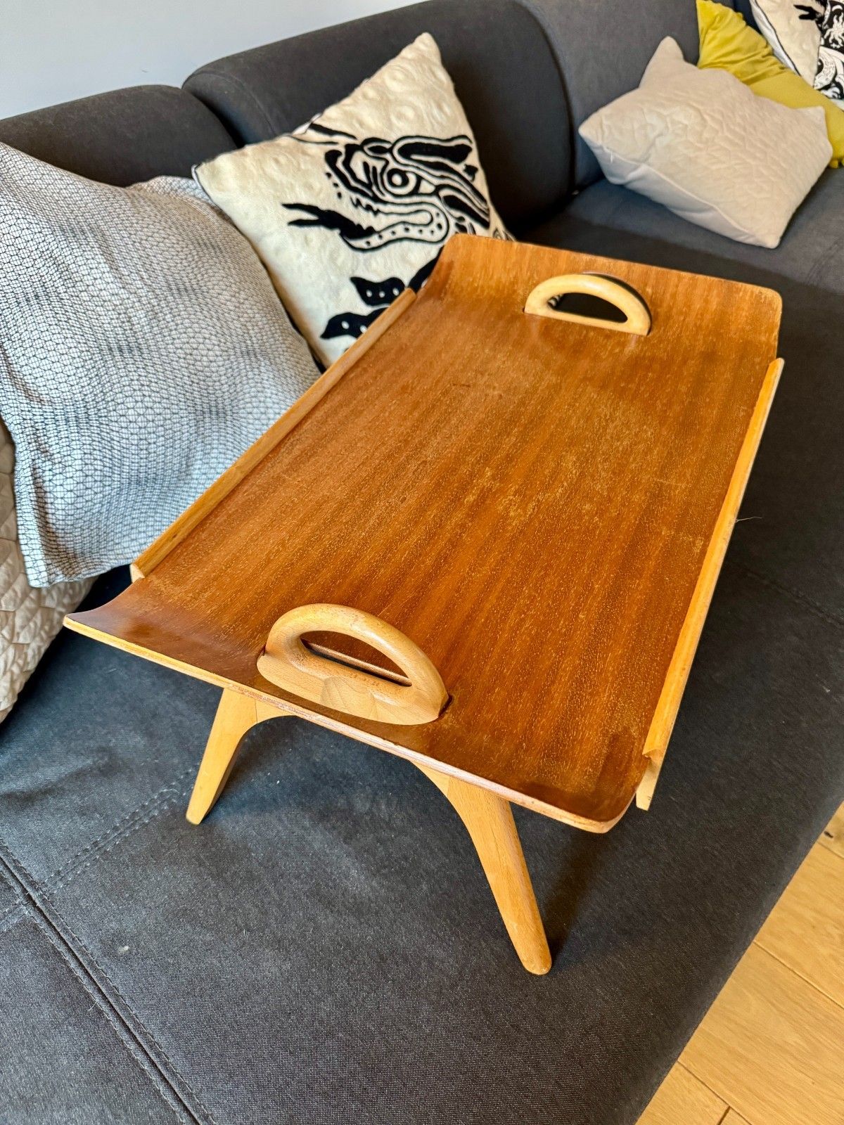Mid Century Centurion Folding Bed Tray Table By Paragon 1950s photo Furniture