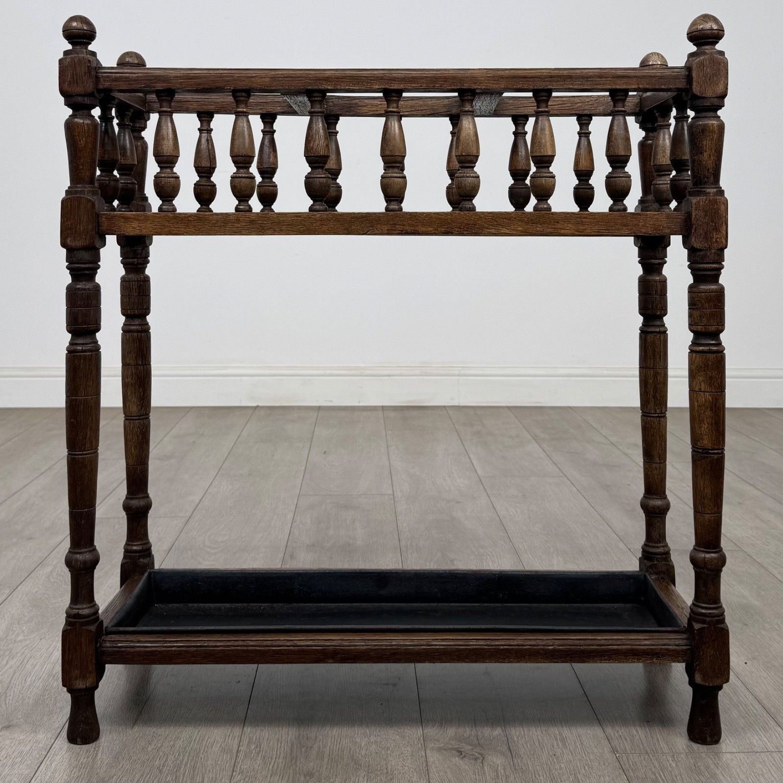 Antique 20th Century Edwardian Umbrella Stand In Oak ( Af 5869 )