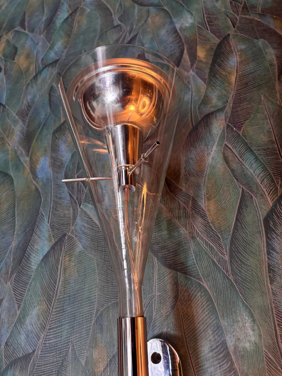 photo for sale Fontana Arte Flûte Wall Lamp, 1970s