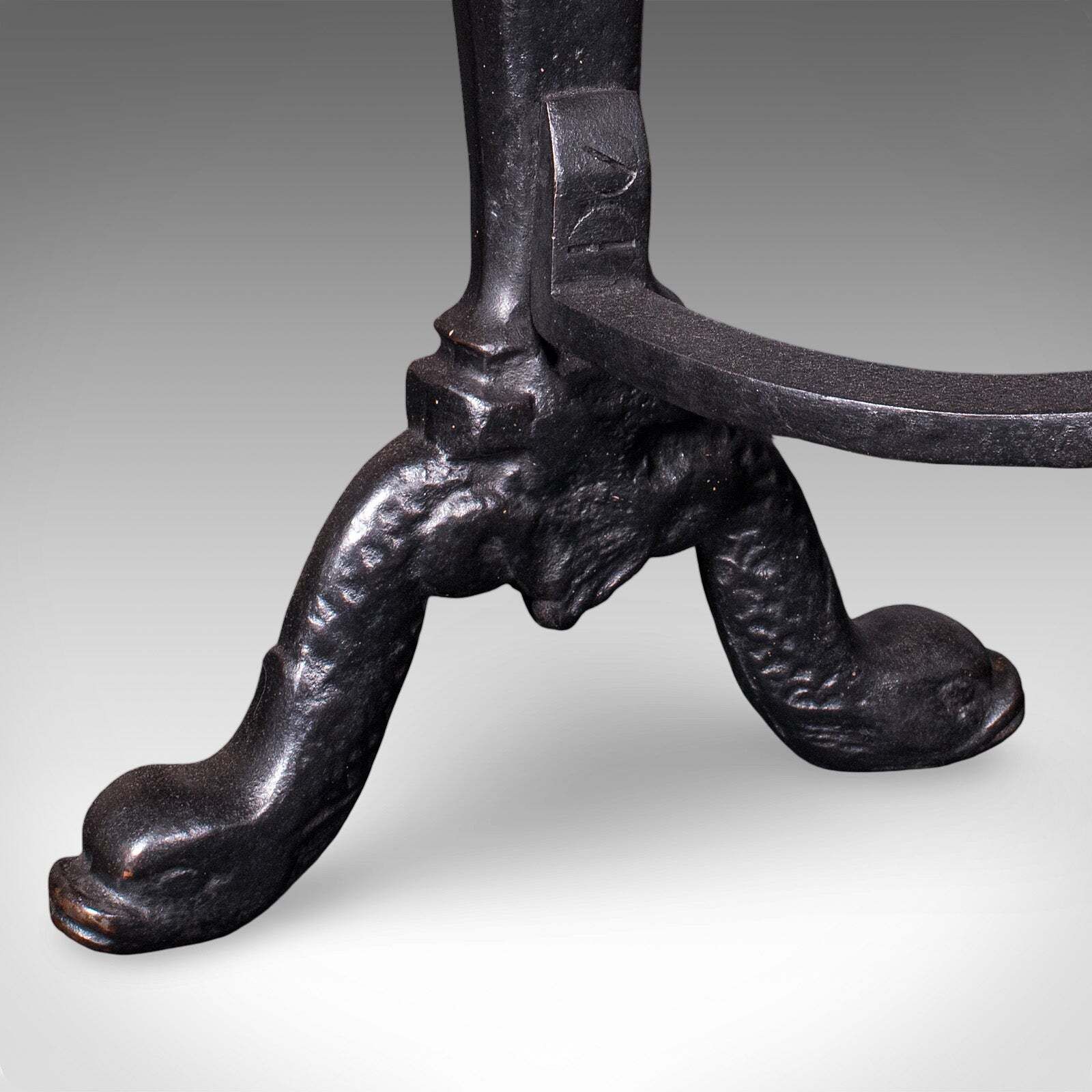 Home Fixtures Pair Of Vintage Figural Andirons, English, Fire Dog, Fireplace Rests, Art Deco photo