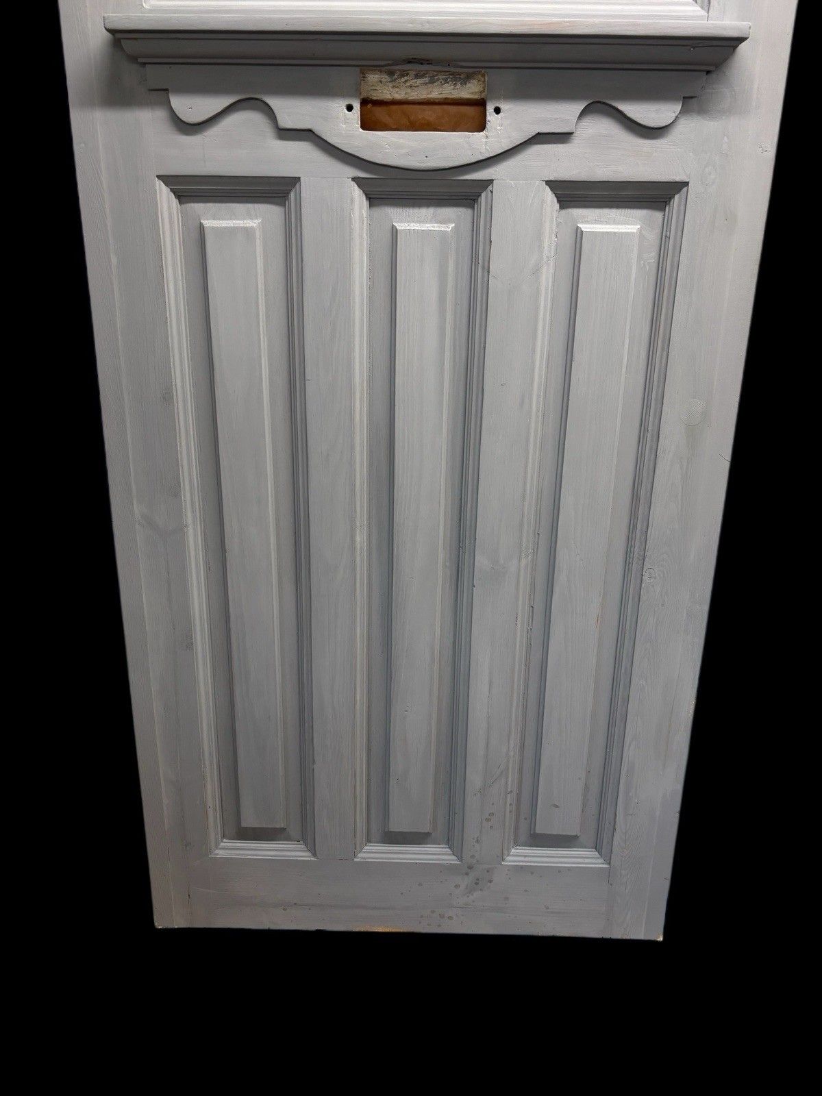 Art Deco Stained Glass Front Door Period Old Reclaimed Antique 20 30 Wood Leaded photo vinterior