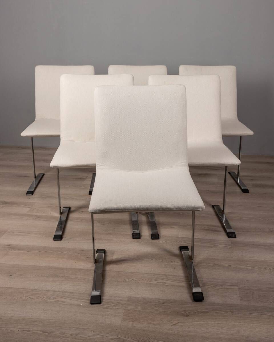 Set Of 6 Vintage 1970s Model Chairs, Finally Designed By G., Offered For Saporiti photo buy