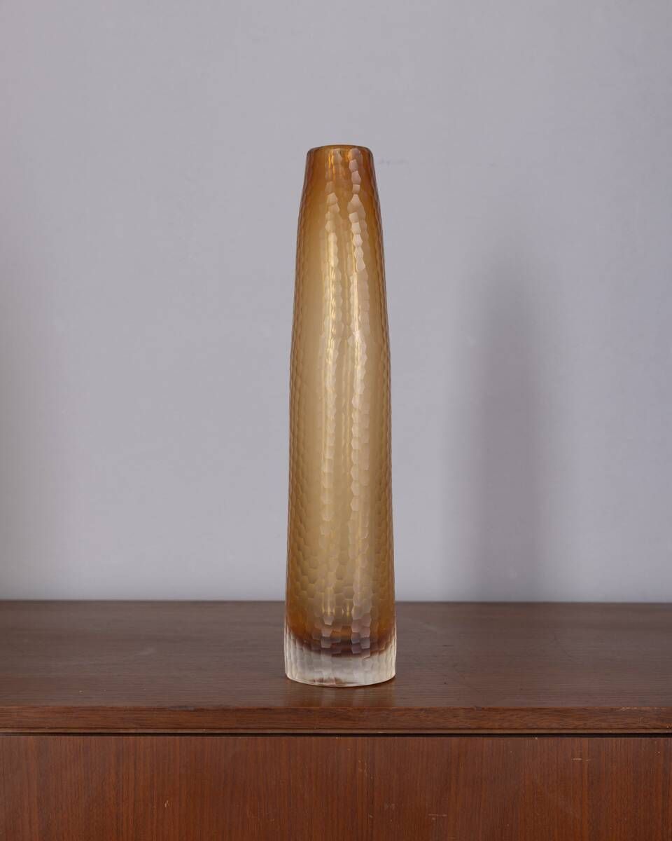 Large Vintage Murano Glass Vase From The 1950s photo vintage